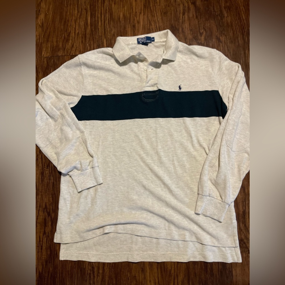 Polo Ralph Lauren Men’s Cotton Long sleeve with Elbow Patch